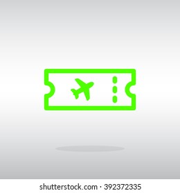 Air ticket icon