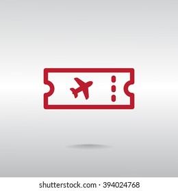 Air ticket icon