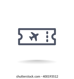 Air ticket icon