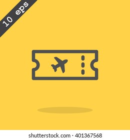 Air ticket icon
