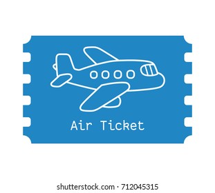 Air ticket icon