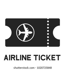 air ticket icon. Vector Illustration