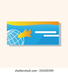air ticket theme elements
