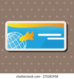 air ticket theme elements