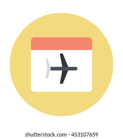 Air Ticket Vector Icon