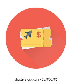 Air Ticket Vector Icon