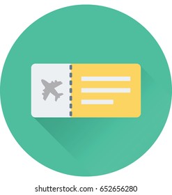 Air Ticket Vector Icon