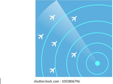 Air Traffic Control Radar Monitor  Show Flight  airline routes
