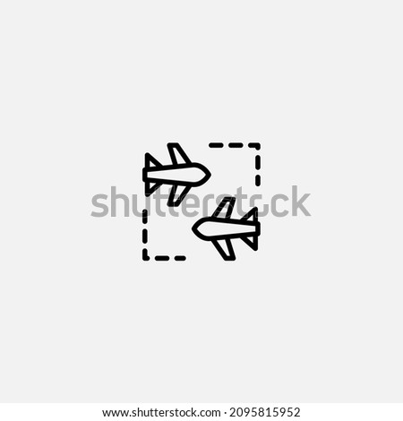 Air traffic controller icon sign vector,Symbol, logo illustration for web and mobile