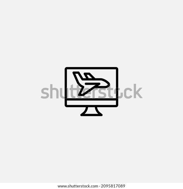 Air traffic controller icon sign\
vector,Symbol, logo illustration for web and\
mobile