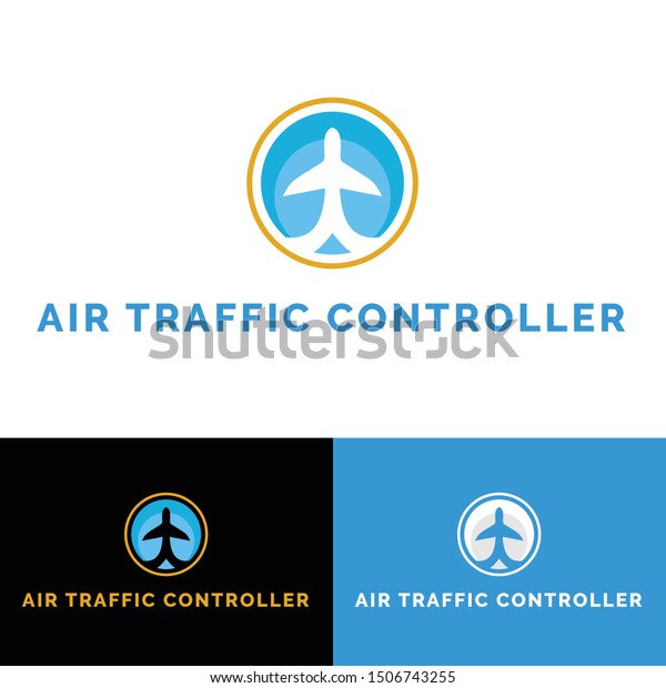 Air Traffic Controller Logo Template Vector Stock Vector (Royalty Free ...