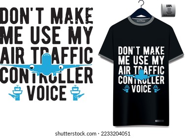 air traffic controller tee tshirt vector design aviation airport atc atco in operation