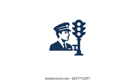 Air traffic controller in uniform 