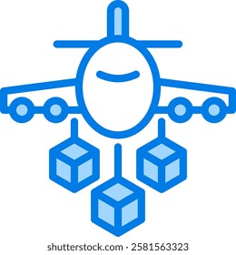 Air Transport Icon Element For Design