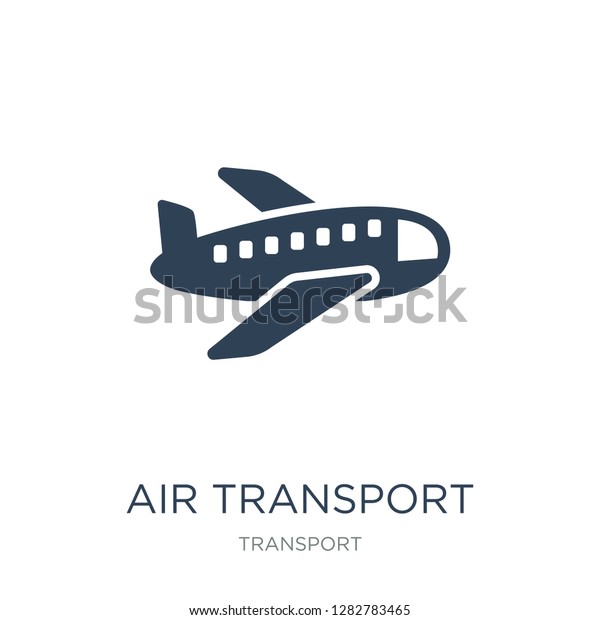 air transport icon vector on white\
background, air transport trendy filled icons from Transport\
collection, air transport vector\
illustration