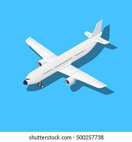 air transport . plane isometry
