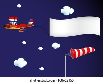 air transportation, abstract vector art illustration; image contains transparency