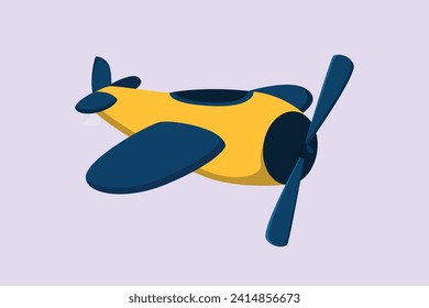 Air transportation concept Colored flat vector illustration isolated.