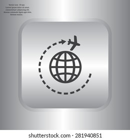 Air travel icon