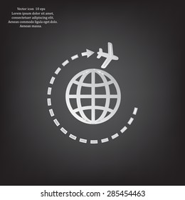 Air travel icon