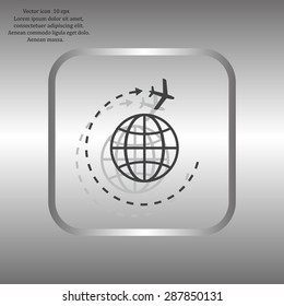 Air travel icon
