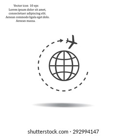 Air travel icon