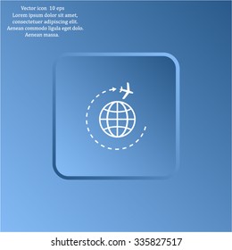 Air travel icon