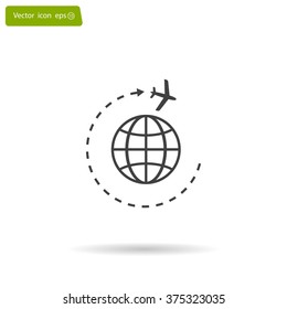 Air travel icon