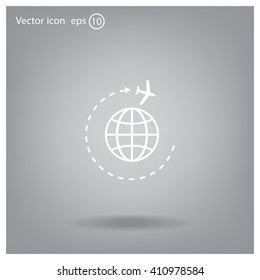 Air travel icon