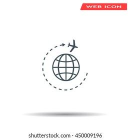 Air travel icon
