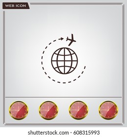 Air travel icon