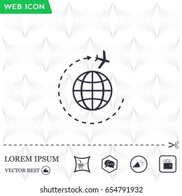 Air travel icon