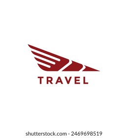 Air travel logo template. Travel. Pin. Location on map logo concept. Plane icon. Plane. Plane vector. Airplane. Airplane icon. Airplane vector.