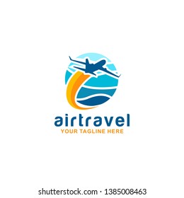 Air Travel Logo Vector Design Template