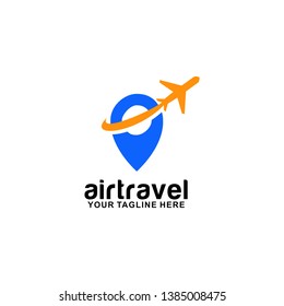 Air Travel Logo Vector Design Template