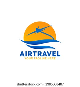 Air Travel Logo Vector Design Template