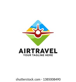 Air Travel Logo Vector Design Template