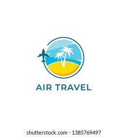 Air Travel Logo Vector Design Template Stock Vector (royalty Free 