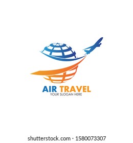 Air Travel logo vector icon design template-vector