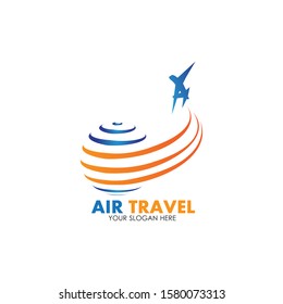 Air Travel logo vector icon design template-vector