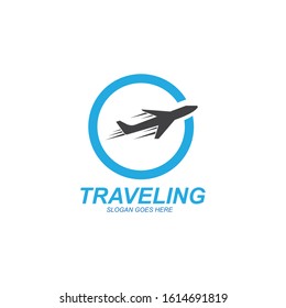 Air Travel logo vector icon design template-vector