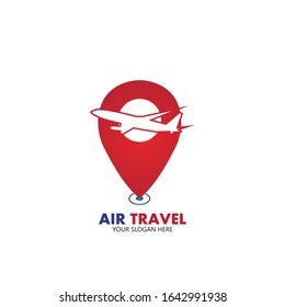 Air Travel logo vector icon design template-vector