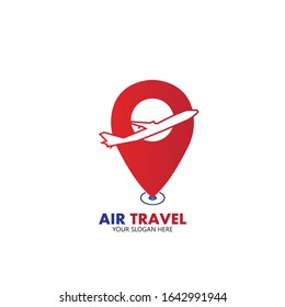 Air Travel logo vector icon design template-vector