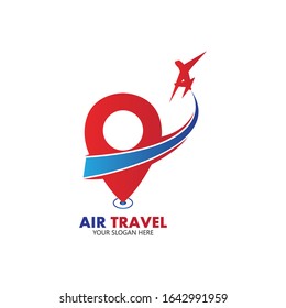 Air Travel logo vector icon design template-vector