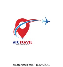 Air Travel logo vector icon design template-vector