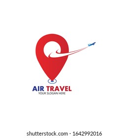 Air Travel logo vector icon design template-vector