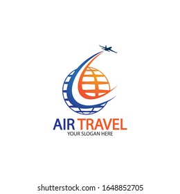 Air Travel logo vector icon design template-vector