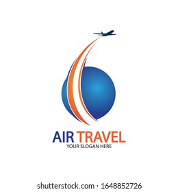 Air Travel logo vector icon design template-vector