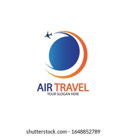 Design-Vorlage für das Logo "Air Travel Vektorillustration"Vektorillustration