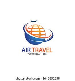 Air Travel logo vector icon design template-vector